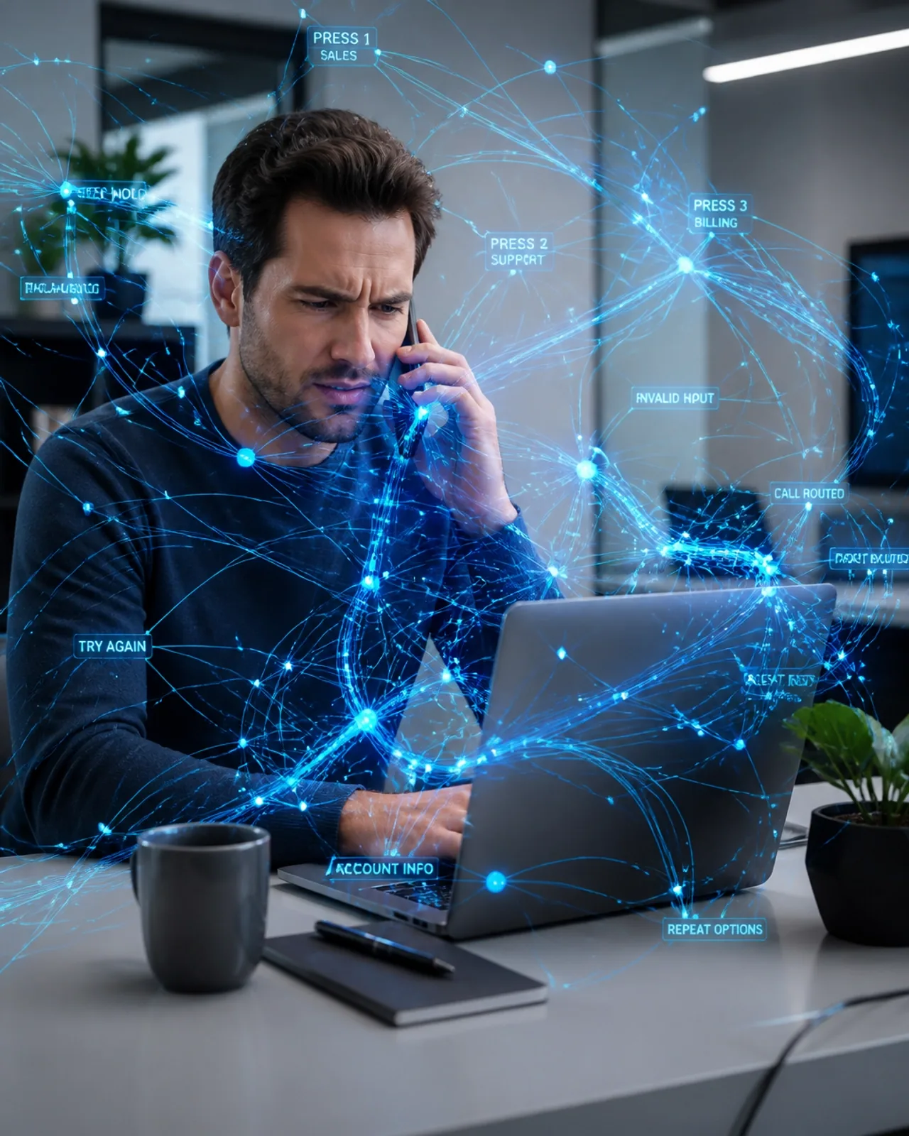 A frustração de lidar com sistemas de atendimento antigos e complexos